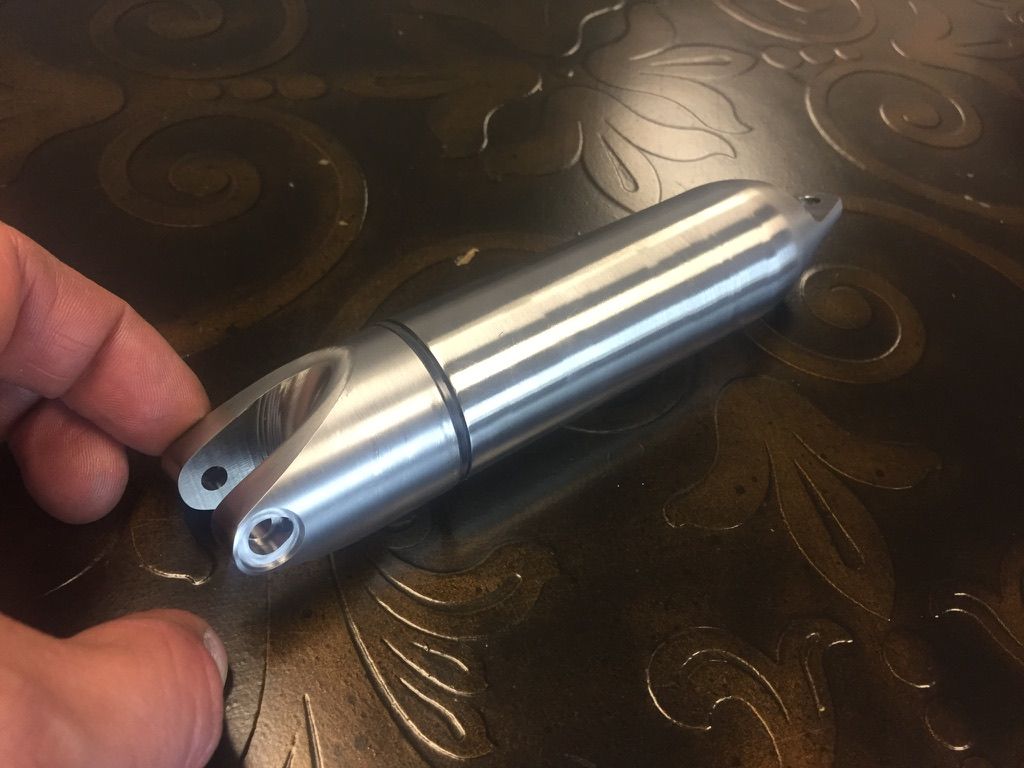 Precision CNC-machined part on the Rigid Concepts floor, Van Alstyne, TX